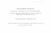 Autora: Amaya Virós Usandizaga Títol: Mouse Models in the ... · Amaya Virós Usandizaga 8 Acknowledgements This work would not have been possible without the support of my two
