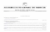 BOLETÍN OFICIALhermes.asambleamurcia.es/documentos/pdfs/boar/Boar.08/... · 2013-02-06 · ASAMBLEA REGIONAL DE MURCIA . BOLETÍN OFICIAL. NÚMERO 70 VIII LEGISLATURA 6 DE FEBRERO