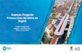Avances Proyecto Primera Línea del Metro de Bogotá...3- Mecanismos de seguimiento Agosto 24 Socialización estudios de factibilidad Comunidades Durante el 2017, la EMB realizó 37