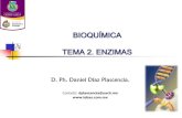 BIOQUÍMICA TEMA 2. ENZIMAS · clasificación de las enzimas creado por la Enzyme Commission(EC) de la IUBMB (InternationalUniónof Biochemistry and Molecular Biology) que evita imprecisiones
