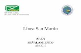 Linea San Martin - ALAF · linea san martin area seÑalamiento. año 2015 . centro nacional. de capacitacion ferroviaria