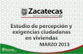 Diapositiva 1 - Ayuntamiento Zacatecastransparencia.capitaldezacatecas.gob.mx/wp-content... · EN ESCALA DEL 1 AL 10, DONDE 1 ES PÉSIMO Y 10 EXCELENTE, ¿QUÉ ... Seguridad pública