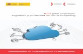 Guía para empresas: seguridad y privacidad del cloud computing...concluyentes de la adopción de la nube en España, se identiican una serie de factores 1 que pueden propiciar su