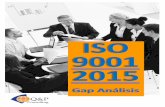 ISO 9001 - Q&P Consulting · cumplimiento con ISO 9001:2008 y lo que implica el ISO 9001;2015 El International Acreditation “ Forum en su guía para la transición (IAF ID 9:2015),