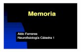 NF Memoria 2010 - Facultad de Psicología - UBA · Dos conceptos básicos Procesos de la memoria Sistemas de memoria El caso HM (amnesia anterógrada) Sistemas de memoria Descripción