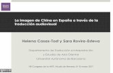 Helena Casas-Tost y Sara Rovira-Esteva - UAB …...Hipótesis de partida ¤ En la traducción del chino al español, el inglés tiene un papel importante como lengua mediadora. ¤