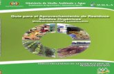 redcompostaje.mmaya.gob.bo · 2015-09-14 · Guía para el Aprovechamiento de Residuos Sólidos Orgánicos MINISTERIO DE MEDIO AMBIENTE Y AGUA. AUTORIDADES. Lic. José Antonio Zamora