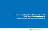 Inventario Nacional de Humedales...INVENTARIO NACIONAL DE HUMEDALES 5 Objetivos Generar información sobre la distribución y presencia de humedales en las áreas piloto, como herramienta