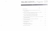  · MERCADOS Y NEGOCIOS. Revista de investigación, divulgación y anålisis publicada por el De- partamento de Mercadotecnia y Negocios Internacionales del Centro Universitario de