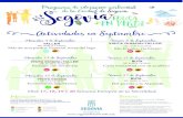 Actividades en Septiembresegoviaeducaenverde.com/wp-content/uploads/2019/08/SGEEV... · 2019-08-30 · JB. Informacion. La oferta de actividades podrá consultarse en el . Centro