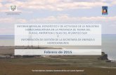 Febrero de 2015 - hidrocarburos.tierradelfuego.gob.ar€¦ · terminal rÍo cullen terminal cruz del sur ad cantidad de fiscalizaciones de entrega de petrÓleo en terminales marÍtimas