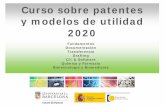 Curso sobre patentes 2020 v2 - oepm.es · Profesor en el Centro de Módulo de Fundamentos El sistema de de protección, patentabilidad e infracción ... Búsquedas en texto completo.