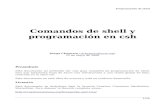 Comandos de shell y programación en csh · 2013-07-02 · Comandos de shell y programación en csh Diego Chaparro (dchaparro@acm.org) 22 de Mayo de 2006 Preámbulo Este documento