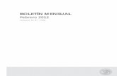 Boletín Mensual Febrero 2012€¦ · 14 de febrero de 2012 9 Minuta - Reunión de Política Monetaria 12 de enero de 2012 CUENTAS NACIONALES POR SECTOR INSTITUCIONAL 13 Resultados