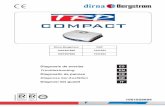 COMPACT - Dirna · 2018-05-11 · COMPACT 2! ® ATENCIÓN Equipo precargado de gas r-134a con maquina de alta precisión. A- manipular la carga del equipo lo deja automáticamente