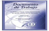 DOCUMENTO DE TRABAJO - 01€¦ · al reconocimiento de los costos derivados del sistema de pensiones, a la dinámica endógena de la deuda y a catástrofes naturales experimentadas