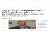 Enrique Bustamante: 'Una vez más la radiotelevisión ... · disconformidad electoral del 26-J no retrasa la causa], este diario quiso aprovechar su dilatada ... activa de muchos