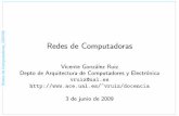 Redes de Computadoras - Universidad de Almeríavruiz/docencia/redes/teoria/pdf/tran...Redes de Computadoras, 2007/08 4. Retardos y p erdidas en redes de conmutaci on de paquetes46