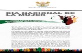 DÍA NACIONAL DE LA MUJER · 2020-02-27 · DÍA NACIONAL DE LA MUJER DÍA NACIONAL DE LA MUJER El 9 de agosto Sudáfrica conmemora el 60mo Aniversario de la icónica Marcha de Mujeres