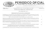 PO 81 2da Parte...2020/04/22  · PRESIDENCIA MUNICIPAL - TIERRA BLANCA, GTO. DISPOSICIONES Administrativas para el Control de Gastos del Municipio de Tierra Blanca, Gto., para …