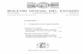 BOLETÍN OFICIAL DEL ESTADOOrganización.—Orden de 14 de abril de 1999 sobre la Comisión de Gestión del Plan de Aislamiento Acús-tico creada en aplicación de la declaración