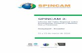 SPINCAM 3 · El Taller se dividió en siete sesiones temáticas, pesca y acuicultura, cambio climático, transporte e infraestructura marítima, uso público, turismo y recreación,