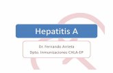 Hepatitis A Vacuna Hepatitis A - CHLAEP · 2016-06-28 · Vacuna contra Hepatitis A Se aplica en dos dosis separadas 6 meses entre sí 9En ROUROU sese recomiendarecomienda aa loslos