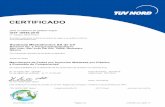 CERTIFICADO - Swoboda · 2019-12-09 · de TÜV NORD CERT GmbH Apéndice del No. de registro IATF 0325393 No. de registro del certificado 44 111 137180-007 IATF 16949:2016 (1ra edición,