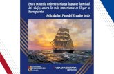 Presentación de PowerPoint · UNIVERSIDAD PANAMERICANA VIDA UNIVERSITARIA PROTOCOLO El Paso del Ecuador nos remonta al éxito de los barcos en trasladarse de un hemisferio a otro.