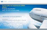 Cuarto taller de implantación (PANS- Proyecto RLA/06/901 Lima, 21 al 25 octubre 2019 · 2019-10-22 · Hernán Ibarra Diseñador de procedimientos de vuelo, EANA. SE., Argentina.