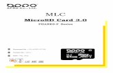 MicroSD Card 3 - apro-tw.com€¦ · MLC. MicroSD Card 3.0 . PHANES-F Series . Document No. : 100-xPMSD-PFITMB Version No. : 02V3 Date : May, 2020 Author: Hsu James Created Date: