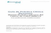 Guía de Práctica Clínica Resumen - Oncosalud especializada... · 2019-01-30 · GA.DC.G.05 Manejo Multidisciplinario del Cáncer de Mama (MMCM) La Guía de Práctica Clínica Resumen