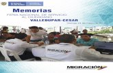 FERIA NACIONAL CIUDADANO - Migración Colombia · 2019-10-01 · FERIA NACIONAL DE SERVICIO AL CIUDADANO VALLEDUPAR-CESAR Viernes 24 de mayo de 2019 MIGRACIÓY . El pasado 24 de mayo