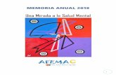 MEMORIA ANUAL 2018 - AFEMAC2018.pdf · Fiesta de la Salud Mental. Durante esta fiesta se ha producido la presentación del convenio entre AFEMAC y el Ayuntamiento de Águilas y la