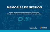 CONTENIDO · 2017-08-31 · CONTENIDO 3 Bufete Directivo 2013 – 2015 Bufete Directivo 2015 – 2017 4 Mensaje presidente CRC 6 Definición estratégica 8 Actividades académicas