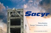 Resultados Tercer Trimestre 2015 - Sacyr 3T2015... · España Trabajos de instalación geotérmica en Hotel Santa Marta y Mercado del Val. ... Resultado Sociedades puesta en Participación