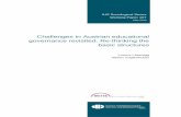 Challenges in Austrian educational governance revisited ... · 2015 Institut für Höhere Studien - Institute for Advanced Studies (IHS) ... governance revisited Re-thinking the basic