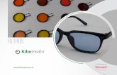 FILTROS - Kibovision · FILTROS Una empresa de: Filtros LUZ AZUL Esta longitud de onda, comprendida entre los 450 y 495 nm, es una verdadera amenaza para la retina humana. En la retina