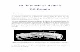 FILTROS PERCOLADORES R.S. Ramalho · filtros percoladores seguidos por una planta de lodos activos, combinación que en algunos casos puede resultar ventajosa. Un ejemplo de un sistema