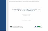 Agenda de Desarrollo Territorial - Argentina.gob.ar · 2016-11-04 · Agenda de Desarrollo Territorial de la Argentina. 2da etapa. Informe final Coordinador Técnico del Proyecto