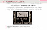 CICLO DE CINE INTENSAMENTE DEPORTE 2017/Ciclo... · 2017-08-11 · Jueves 17 de agosto 19.30hs: GOOD LUCK ALGERIA de Farid Bentoumi Comedia, deporte, esquí – 91min– Francia–
