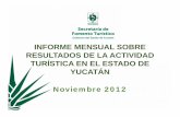 Presentación de PowerPoint - Yucatán · 25. Comparativo de Indicadores Turísticos de las Ciudades del Interior del País (Acumulado). 1. Ocupación Hotelera en la Ciudad de Mérida