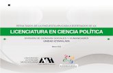 UNIDAD IZTAPALAPA · 2017-11-27 · Historia Mundial Eco., Política y Social II Historia Moderna Contemporánea de México Optativa Específica del Tronco General III Teoría Política