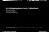 LICUADORA INDIVIDUAL - Spectrum Brandsspectrum-sitecore-spectrumbrands.netdna-ssl.com/~/media... · 2013-05-03 · LICUADORA INDIVIDUAL Número de modelo: 104558 UPC: 681131045582