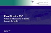 Plan Director RSC - puertosdetenerife.org€¦ · Plan Director RSC Autoridad Portuaria de Tenerife Empleados Innovación en sostenibilidad ambiental Integración Puerto Ciudad Buen