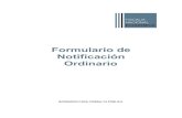 Formulario de Notificación · PDF file 2 INTRODUCCIÓN I. EL FORMULARIO El presente formulario (el “Formulario”) singulariza la información que las entidades que proyectan concentrarse