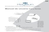 Manual de usuario R32 y R410A - Kaysun · NOTA: Para los acondicionadores de aire de tipo multi-split, una unidad exterior se puede adaptar a diferentes tipos de unidades interiores.