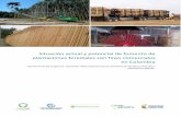 Situación actual y potencial de fomento de plantaciones ... · Situación actual y potenciales de fomento de plantaciones forestales con fines comerciales en Colombia Esta publicación