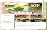 Recetas smoothies green · 2. Lavamos y picamos las hojas de espinacas, de lechuga y de menta. 3. Introducimos todos los ingredientes en un vaso de batidora junto con la miel y el