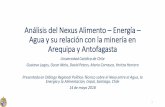 Análisis del Nexus Alimento Energía Agua y su relación con la minería en …conferencias.cepal.org/nexo/Lunes 14/Pdf/Gustavo Lagos.pdf · 2018-05-14 · Agua y su relación con